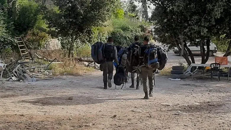 security forces in Homesh