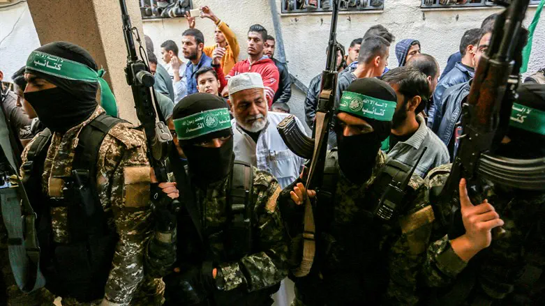 Боевики палестинских террористических группировок
