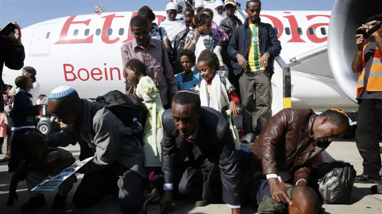 Ethiopian Jews make Aliyah