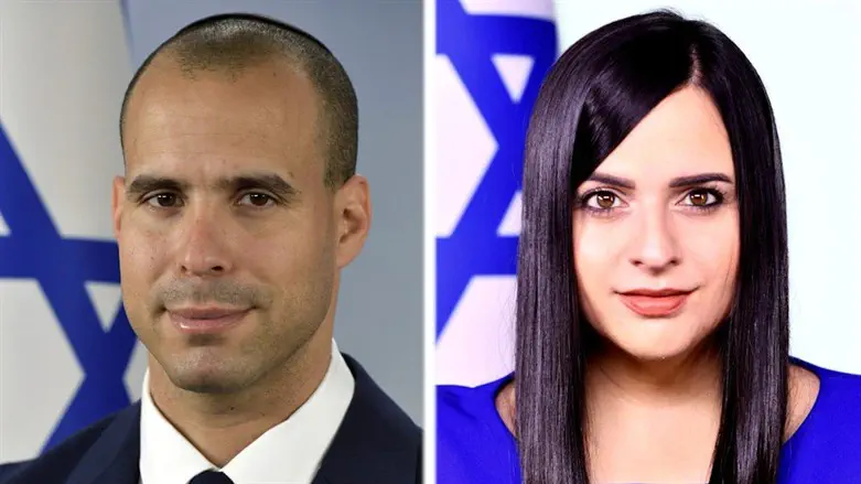 Eden Bizman (l), and Keren Hajioff (r)