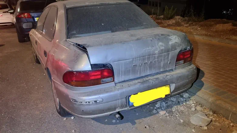 הרכב ששימש את הגנבים