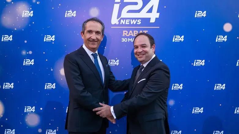Patrick Drahi, Frank Melloul. i24NEWS Gala in Morocco.
