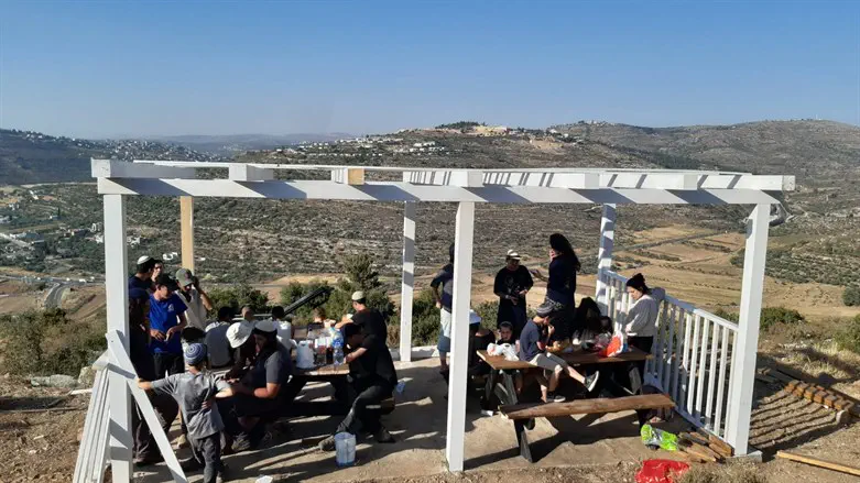 the lookout built near Ma'ale Levona