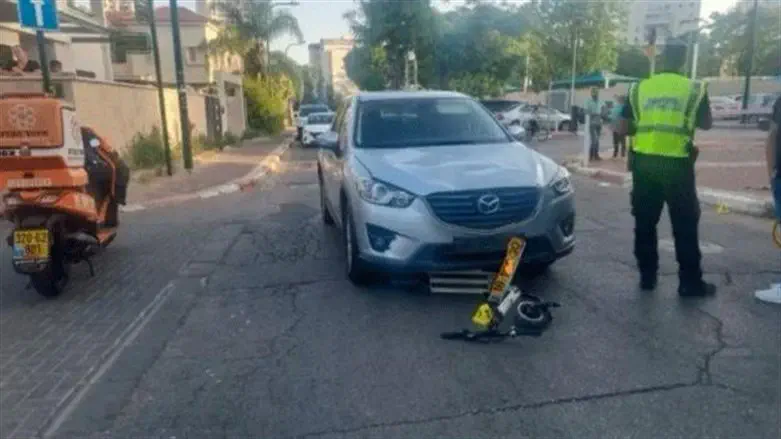 זירת התאונה הקשה