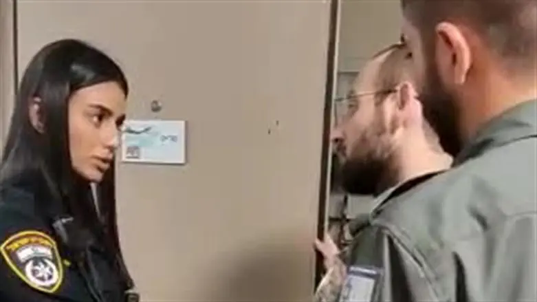 The moment of the arrest