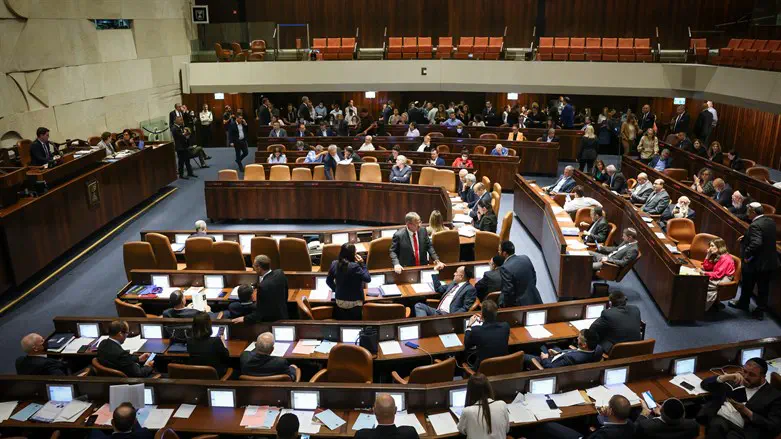 Voting in the Knesset plenum