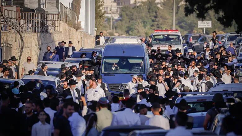 מסע הלוויה של הרב אורי זוהר