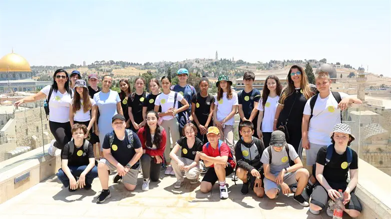 ילדי לוד חוגגים בירושלים