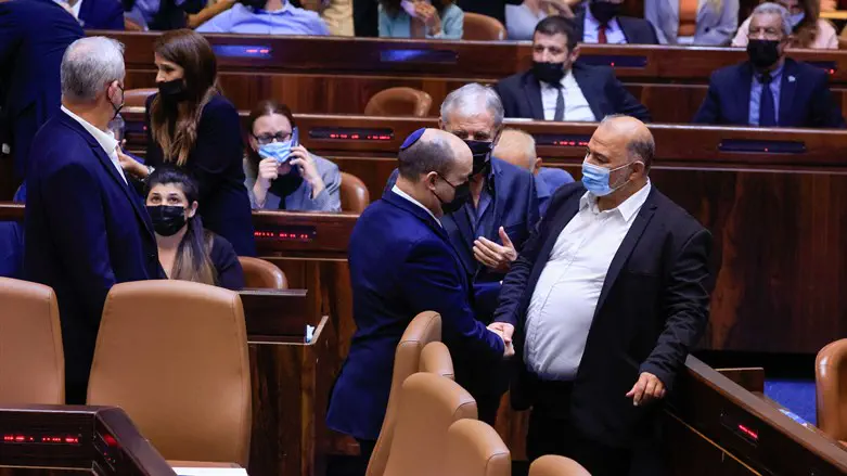 בנט במליאת הכנסת
