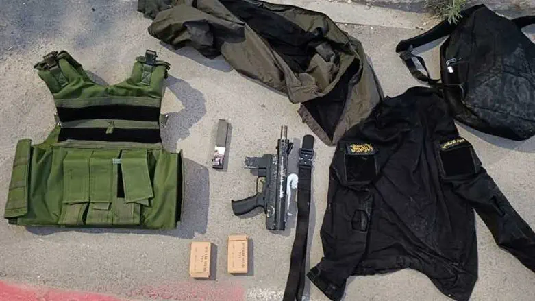 the confiscated weapons