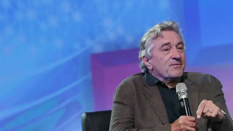 DeNiro at the International Conference Center in Jerusalem