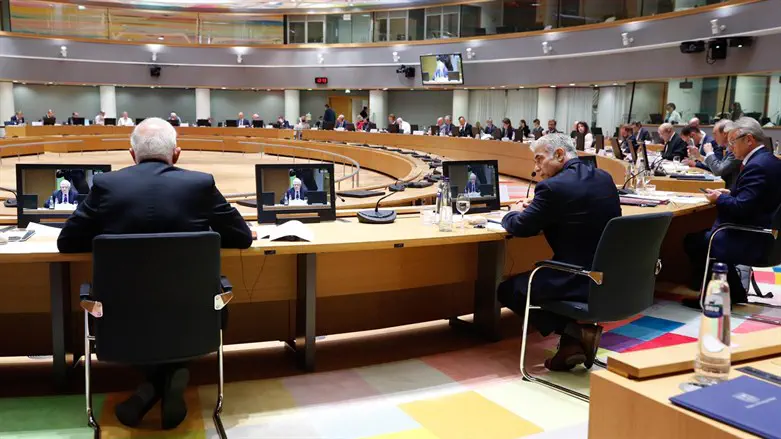 שר החוץ לפיד בפורום שרי החוץ האירופי. ארכיון