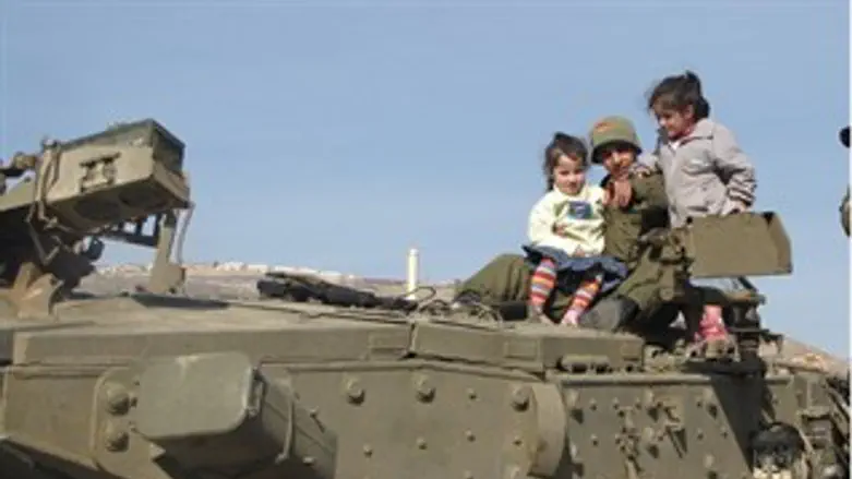 חניון צה"ל בשומרון. ארכיון