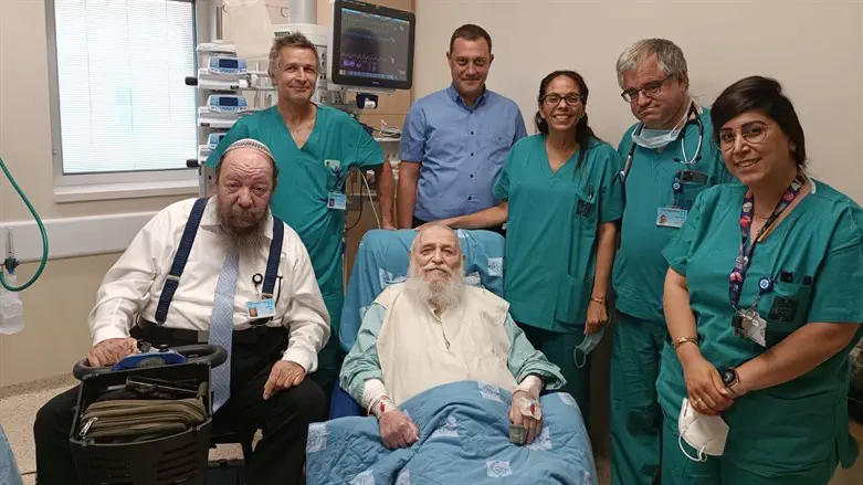 הרב דרוקמן בבית החולים