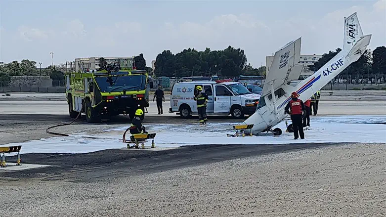 הנחיתה שהסתבכה