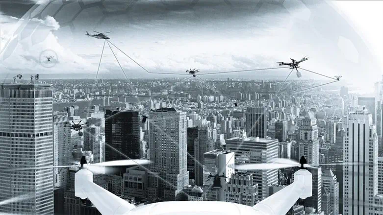 Drones take to the skies