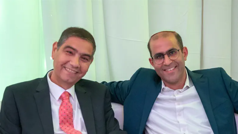 יו"ר קבוצת בשבע דודו סעדה (משמאל) והסמנכ"ל דודי פינקלר