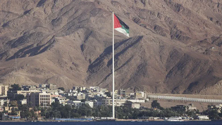 Aqaba as seen from the city of Eilat