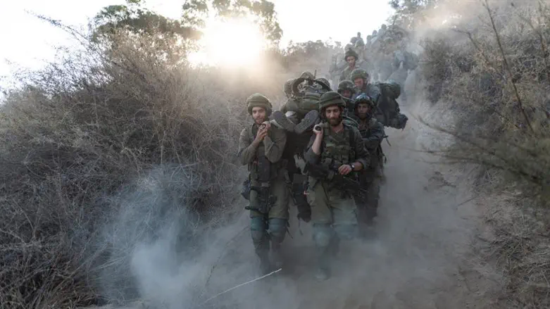 חיילי הנח"ל בתרגיל חטיבתי