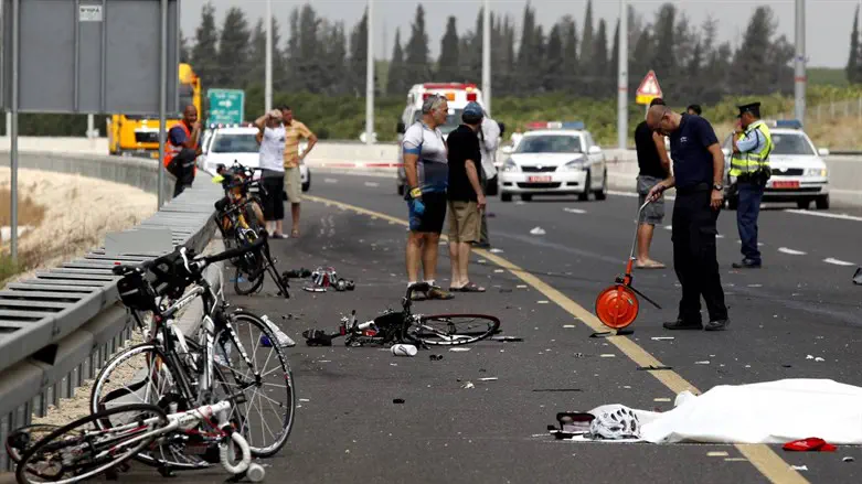 תאונת אופניים, אילוסטרציה