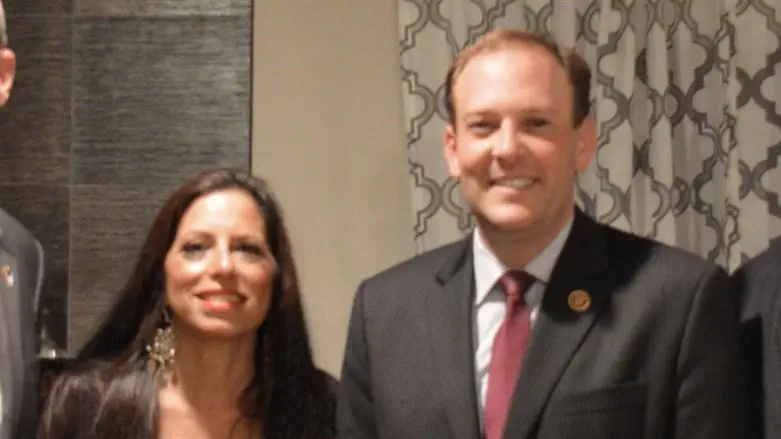 Lee Zeldin and Cindy Grosz
