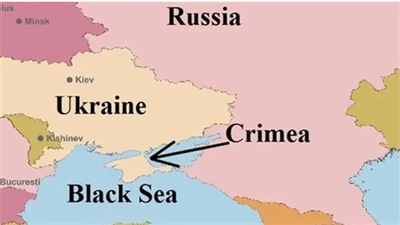 Крым на карте