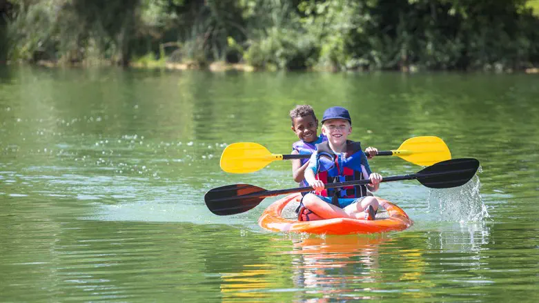 Kids at summer camp (illustrative)
