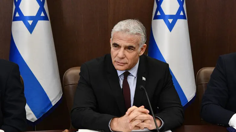 ראש הממשלה יאיר לפיד