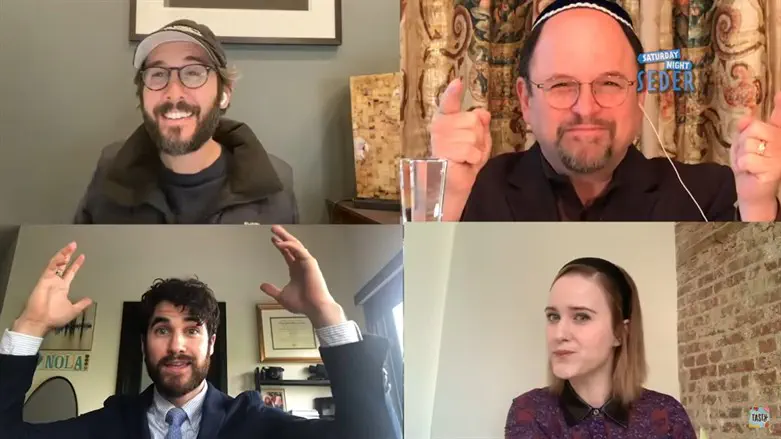 Jason Alexander invites Josh Groban, Darren Criss, Rachel Brosnahan to Seder