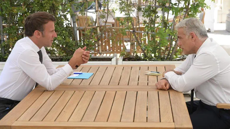 Lapid and Macron