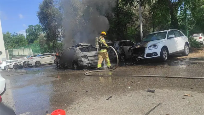 פיצוץ ברכב בזכרון יעקב