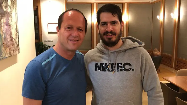 ניר ברקת ומשה חוגג. לפני ארבע שנים