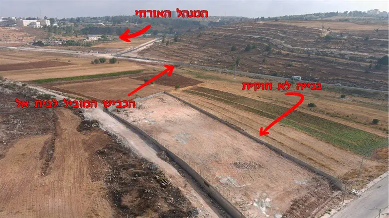 מתחת לאף של המינהל האזרחי