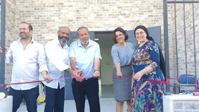 ח"כ סטרוק בחנוכת בניין הפנימיות בישיבת עתניאל