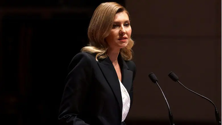 Ukrainian first lady Olena Zelenska