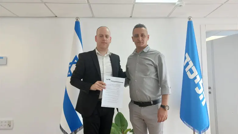 יעקב וידר יחד עם מנכ"ל הליכוד צורי סיסו