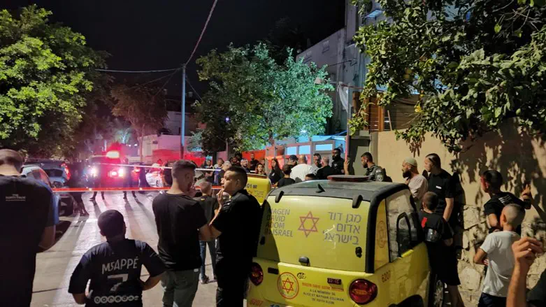 זירת הרצח בלוד