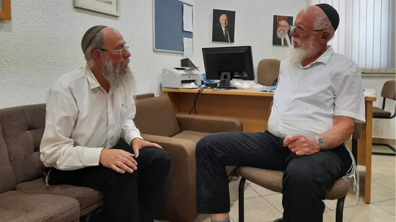 הרב יעקב מדן והרב אלישמע כהן