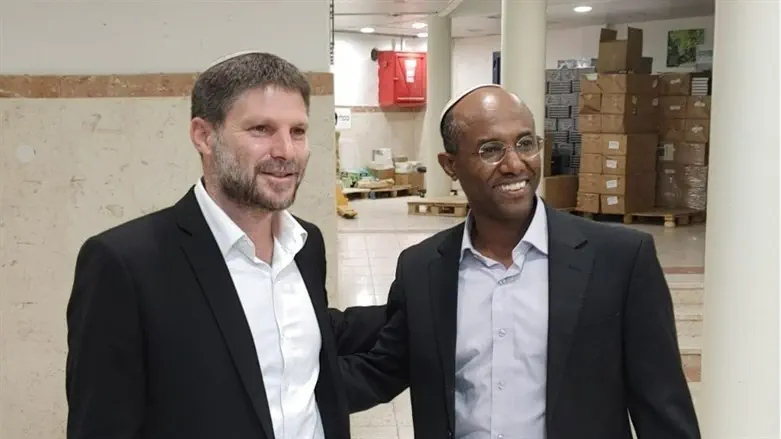 הרב משה סולומון ובצלאל סמוטריץ