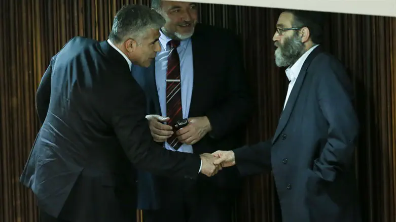 גפני, ליברמן ולפיד