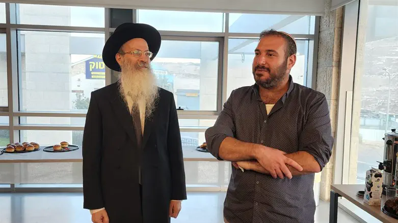 הרב אליעזר מלמד במפגש עם העולים מספרד