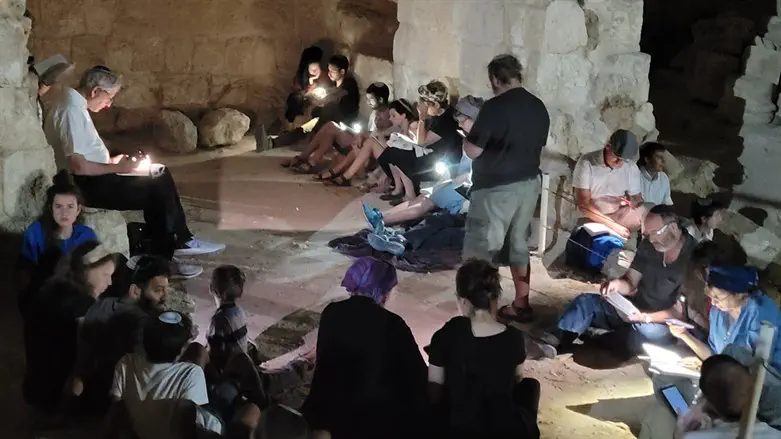 קריאת איכה בהרודיון בשנה שעברה