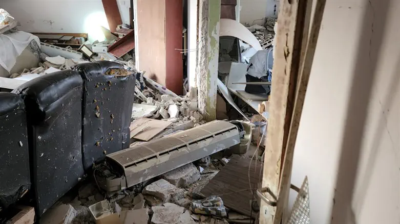 הדירה שבה אירע הפיצוץ
