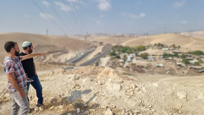 צבי סוכות במהלך הסיור