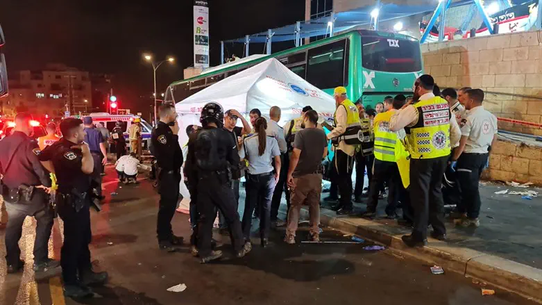 Место происшествия в Иерусалиме