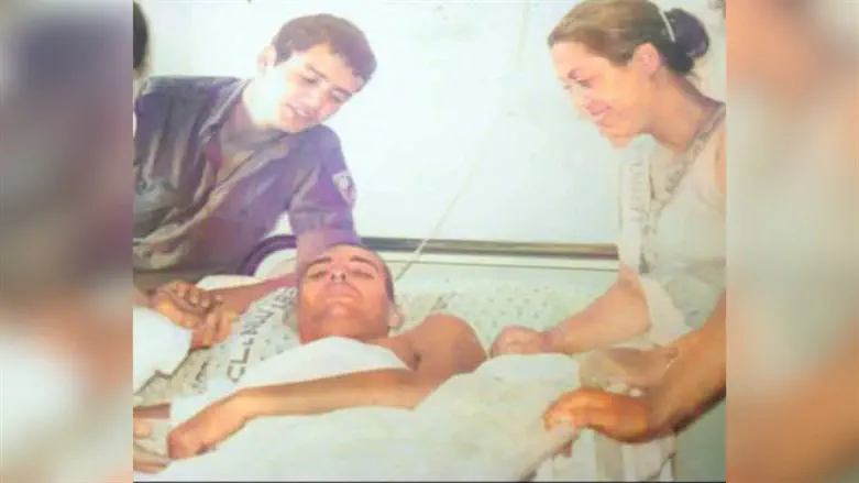 עובי בן חיים לאחר הפציעה