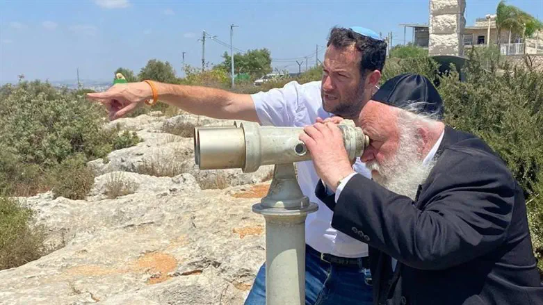 יו"ר "אגודת ישראל"  - בשומרון