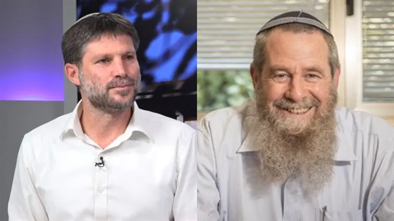 Avi Maoz (right) and Bezalel Smotrich