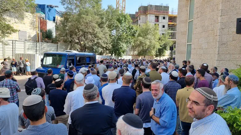 funeral for Rabbi Hillel Plesser