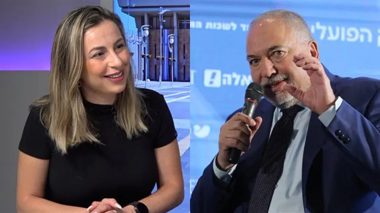 Стелла Вайнштейн и Авигдор Либерман